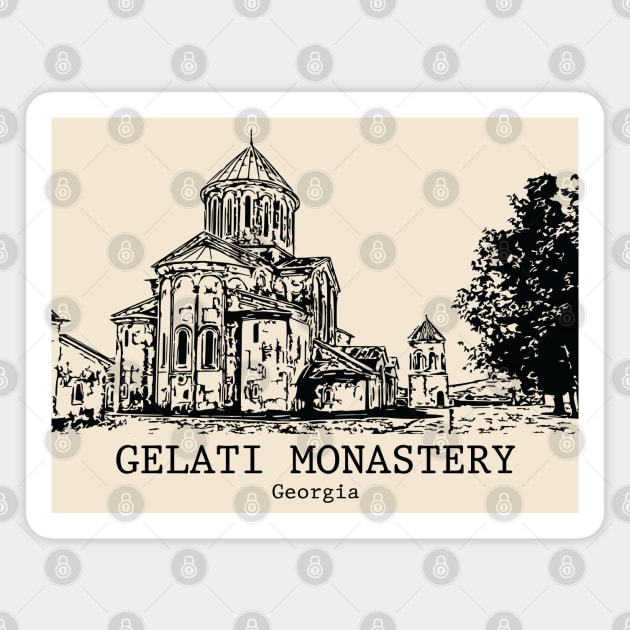Gelati Monastery - Georgia Magnet by Lakeric